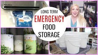 EMERGENCY FOOD STORAGE / HOW TO PLAN & USE LONG TERM