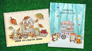 Intro to Treat Cart Add-On: Coffee & Tiny Sentiments: Coffee + 2 cards from start to finish