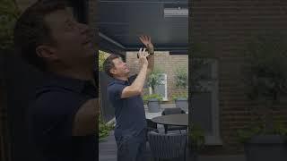 George Clarke on his 4m x 4m bioclimatic Selene Pergola