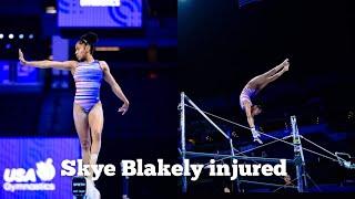 Olympic hopeful Skye Blakely injured at 2024 U.S. Olympic Gymnastics trials