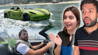 Pani Me Chalne Wali Gari Chalai  | $100,000 Jet Car In Dubai 