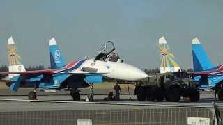 Russian Knights Sukhoi Su-27 Engine Startup