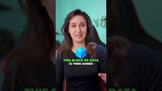 What is Blockchain?  Simple Explanation for Beginners!  (In Just 54 Seconds! ⏳) #blockchain
