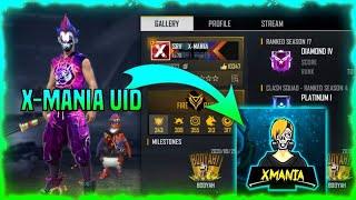 X MANIA UID FREEFIRE | X MANIA KI ID IN FREEFIRE | SRV X-MANIA UID FREEFIRE | AMIT BHAI GUILD UID