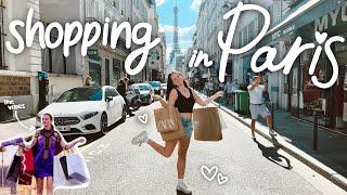 COME SHOPPING WITH ME IN PARIS | paris shopping vlog & haul!