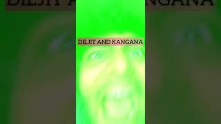 Media on Diljit Dosanjh and Kangana Ranaut and Farmers #shorts #diljitvskangana