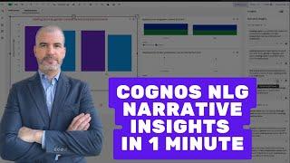 Cognos Analytics NLG Narrative Insights in 1 minute