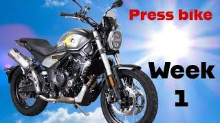 My first week with the Voge AC525X press bike