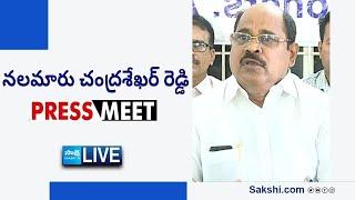 LIVE : YSRCP Nalamaru Chandra Sekhar Reddy Press Meet | Tadepalli @SakshiTVLIVE