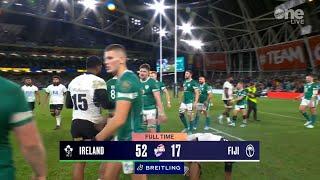 Ireland 52-17 Fiji | Madigan, Williams & Trimble react!