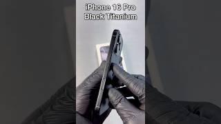 iPhone 16 Pro Black Titanium Unboxing in 2025 #shorts #trending #iphone #apple #video #ios #ios19