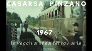 Linea Casarsa Pinzano 1967 treno Littorina ferrovie dello stato Friuli vecchia stazione