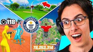 Reacting To EVERY Fortnite World Record!