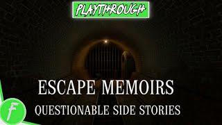 Escape Memoirs Questionable Side Stories FULL WALKTHROUGH Gameplay HD (PC) | NO COMMENTARY