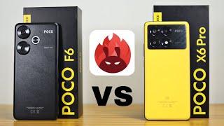 Poco X6 Pro vs Poco F6: Which is more powerful according to AnTuTu Benchmark?