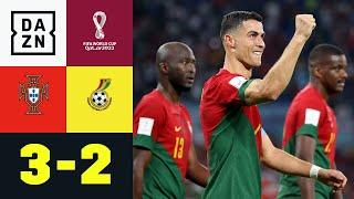 Rekord-Ronaldo und Co. zittern sich zum Auftaktsieg: Portugal - Ghana 3:2 | WM 2022 | DAZN