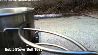 Esbit Stove Boil Test