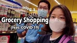 [미국브이로그]Grocery Shopping day (feat. COVID-19) | 미국에서장보기,costco,한인마트,신혼부부일상