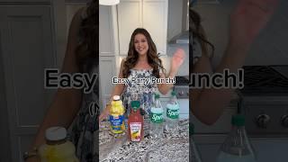 EASY Party Punch! #easyrecipe #recipevideo #simplerecipe #punchbowl #recipe