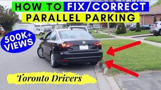 How to CORRECT PARALLEL PARKING || TP RATED Vide || STEP BY STEP METHOD || HOW TO PARALLEL PARK