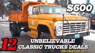 Classic Truck Steals! 12 The Best Craigslist Deals Right Now!