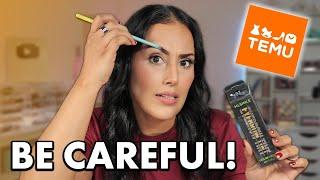 MY TEMU BROW PRODUCT FAIL! TEMU BEAUTY REVIEW