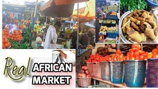 Shopping in my AFRICAN MARKET | Inside the biggest market in Abuja, Gwarinpa.