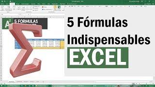 5 Fórmulas de Excel indispensables para tu Trabajo