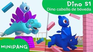 Aprende las colores con MINIPANG | dino S1 | Dino caballo de bóveda | MINIPANG TV 3D Play