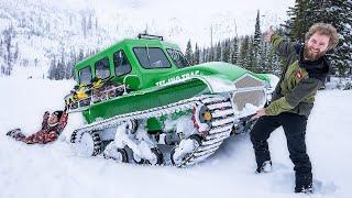 Testing a Brand New 1950's Snow Cat!