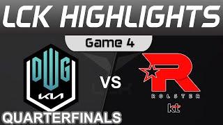 DK vs KT Highlights Game 4 Quarterfinals LCK Summer Playoffs 2022 DWG KIA vs KT Rolster by Onivia