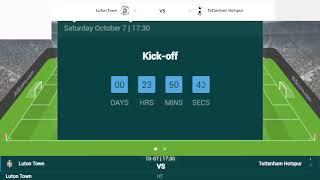 Live: Luton Town vs Tottenham Hotspur live score | English Premier League | Football live score