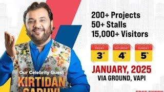 kirtidan gadhvi live dayro vapi business expo 2025