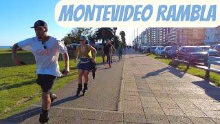  MONTEVIDEO Rambla | Virtual Bike Ride | Uruguay, 2022 [4K]