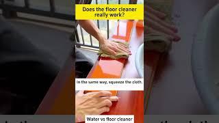 Powerful decontamination floor cleaner