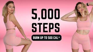 5,000 Steps Workout | Beginner-Friendly, No Jumping Walking Exercises For Weight Loss