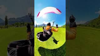 Landung in Unterseen #paragliding #landing