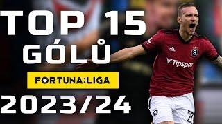 TOP 15 GÓLŮ FORTUNA:LIGA 2023/24