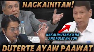 FPRRD AT CONG PADUANO NAGKAINITAN! FPRRD AYAW PAAWAT, NAKALIMUTAN NA ANG RULES!