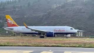 Plane Spotting at Paro International Airport, Bhutan | VQPR | AIRBUS A320NEO, A319, H130 Helicopter