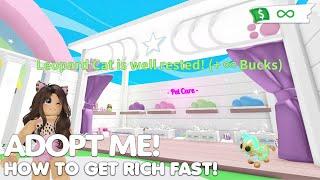 HOW TO GET RICH FAST in Adopt me! *INFINITE BUCKS!?* #Roblox #Adoptme #amazing