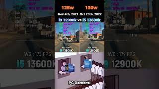 i5 13600k or i9 12900k ? #pc #pcbuilding #pcgaming #benchmark #cpu #computer #gpu #intel