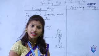 Class LKG UKG Science Living & Non Living Things By Rashami  Ma'am