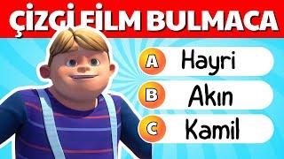 Çizgi Film BulmacaÇizgi Film Karakter Bilgini Test Et - Çizgi Film Testi