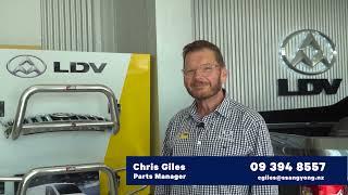 Chris Giles - Parts Manager for Western SsangYong & LDV