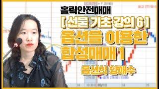 [홀릭안전매매 강의] 옵션을 이용한 합성매매 1탄 - 옵션의 양매수