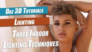 Daz 3D Lighting Tutorial : 3 Daytime Indoor Lighting Techniques