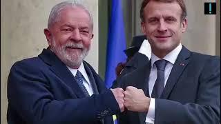 Lula e Macron juntos na França