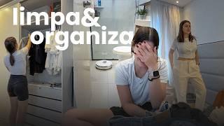 VLOG DE PRODUTIVIDADE: limpeza profunda e organização de todo meu apartamento