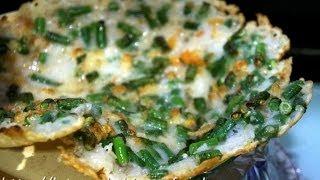 Hong Kong Recipe : Pan-fried Green String Beans Cake